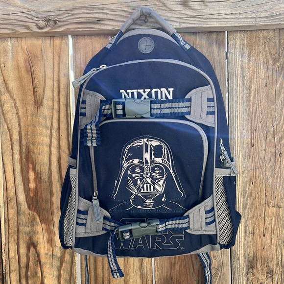Pottery Barn Kids Star Darth Vader Backpacks "Nixon”.💙 - Picture 1 of 17